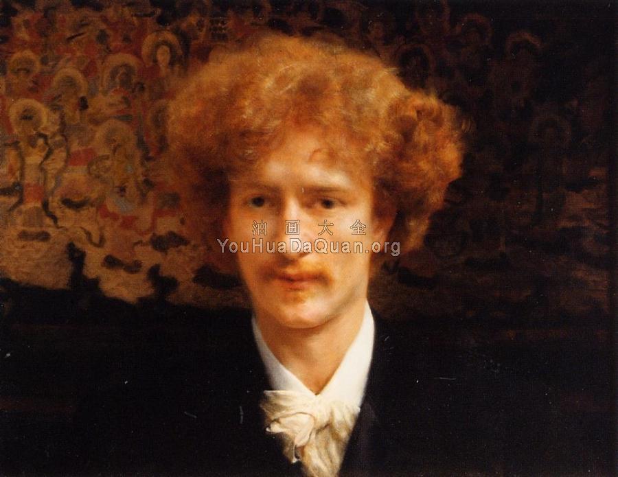 Portrait of Ignacy Jan Paderewski - 劳伦斯·阿尔玛·塔德玛